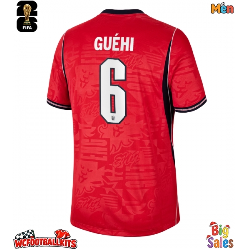 England Marc Guehi #6 Replica Away Stadium Shirt World Cup 2026 Short Sleeve
